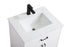 Elegant Lighting Chandler Vanity Cabinet 2Dr W24 Inch XD19 Inch xH34 Inch WH in White Finish Model: VF25024MWH