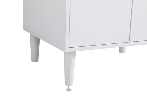 Elegant Lighting Chandler Vanity Cabinet 2Dr W24 Inch XD19 Inch xH34 Inch WH in White Finish Model: VF25024MWH