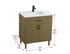 Elegant Lighting Chandler Vanity Cabinet 2Dr W30 Inch xD19 Inch xH34 Inch in Chestnut Brown Model: VF25030MCB