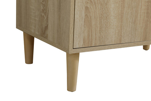 Elegant Lighting Chandler Vanity Cabinet 2Dr W30 Inch XD19 Inch xH34 Inch MW in Mango Wood Finish Model: VF25030MW