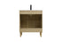 Elegant Lighting Chandler Vanity Cabinet 2Dr W30 Inch XD19 Inch xH34 Inch MW in Mango Wood Finish Model: VF25030MW