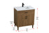 Elegant Lighting Chandler Vanity Cabinet 2Dr W30 Inch XD19 Inch xH34 Inch WB in Walnut Brown Finish Model: VF25030WB