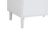 Elegant Lighting Chandler Vanity Cabinet 2Dr W30 Inch XD19 Inch xH34 Inch WH in White Finish Model: VF25030MWH