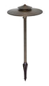 Elegant Lighting Chanterelle Outdoor Path light D:12 Inch H:24 Inch in Antique Brass Finish Model: P803