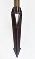 Elegant Lighting Chanterelle Outdoor Path light D:12 Inch H:24 Inch in Antique Brass Finish Model: P803