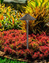 Elegant Lighting Chanterelle PATH LIGHT D9 H24 ANTIQUE BRASS INCLUDES STAKE G4 HALOGEN 20W(LIGHT SOURCE NOT INCLUDED) Model: P800