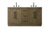 Elegant Lighting Chase 60 inch Double Bathroom Vanity in Chocolate Oak Model: VF29060DCO