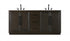 Elegant Lighting Chase 72 inch Double Bathroom Vanity in Linen Oak Model: VF29072DLO