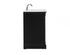 Elegant Lighting Clarence 42 inch Single bathroom vanity set in black Model: VF53042BK