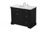 Elegant Lighting Clarence 42 inch Single bathroom vanity set in black Model: VF53042BK