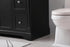 Elegant Lighting Clarence 42 inch Single bathroom vanity set in black Model: VF53042BK