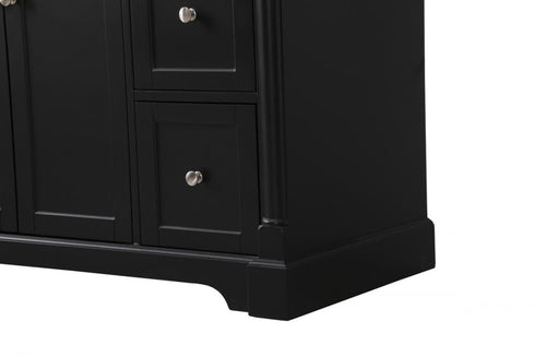 Elegant Lighting Clarence 42 inch Single bathroom vanity set in black Model: VF53042BK