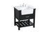 Elegant Lighting Clement 30 Inch Single Bathroom Vanity in Black Model: VF60130BK