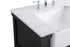 Elegant Lighting Clement 30 Inch Single Bathroom Vanity in Black Model: VF60130BK