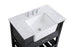Elegant Lighting Clement 36 Inch Single Bathroom Vanity in Black Model: VF60136BK