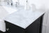 Elegant Lighting Clement 48 Inch Single Bathroom Vanity in Black Model: VF60148BK