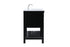 Elegant Lighting Clement 48 Inch Single Bathroom Vanity in Black Model: VF60148BK