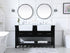 Elegant Lighting Clement 60 Inch Double Bathroom Vanity in Black Model: VF60160DBK