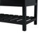 Elegant Lighting Clement 72 Inch Double Bathroom Vanity in Black Model: VF60172DBK