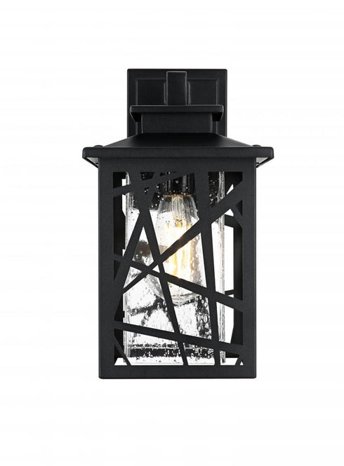 Elegant Lighting Clifford 7 inch Outdoor Pendant in Black Model: OD353W13BK
