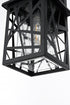 Elegant Lighting Clifford 7 inch Outdoor Pendant in Black Model: OD353W13BK