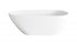 Elegant Lighting Clinton 67 inch Bathtub in Glossy White with Brushed Gold Trim Model: BT30267GW-BGD
