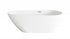 Elegant Lighting Clinton 67 inch Bathtub in Glossy White with Brushed Gold Trim Model: BT30267GW-BGD