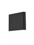 Elegant Lighting Clyde 9 inch Outdoor Wall Sconce in Black Model: OD507W9BK