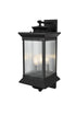 Elegant Lighting Collins 3 Light Wall sconce W9.5 Inch E11.5 Inch H23.5 Inch L3 in Black (1Box) Model: OD316W24BK