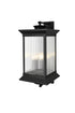 Elegant Lighting Collins 4 Light Wall sconce W12 Inch E14 Inch H27.5 Inch L4 in Black (1Box) Model: OD316W28BK