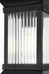 Elegant Lighting Collins 7 inch Outdoor Pendant in Black Model: OD316H18BK