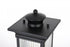 Elegant Lighting Collins 7 inch Outdoor Pendant in Black Model: OD316P19BK