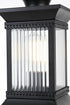 Elegant Lighting Collins 7 inch Outdoor Pendant in Black Model: OD316P19BK