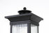 Elegant Lighting Collins 7 inch Outdoor Pendant in Black Model: OD316P19BK