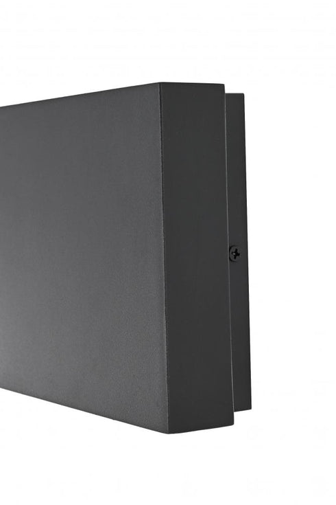 Elegant Lighting Colter 8.5 inch Outdoor Wall Sconce in Black Model: OD508W8BK