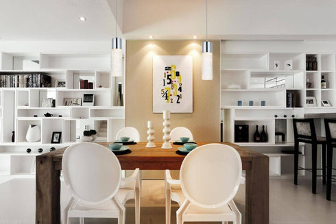 Elegant Lighting Constellation 1 light in Chrome LED Pendant Model: 5200D4C