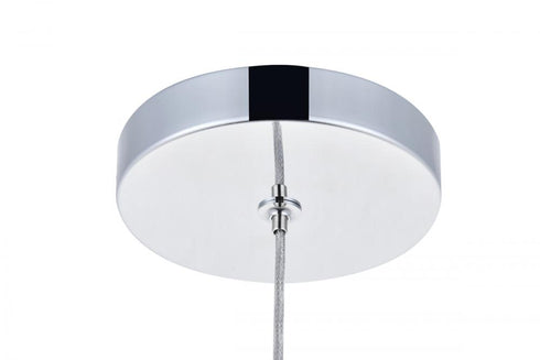 Elegant Lighting Constellation 1 light in Chrome LED Pendant Model: 5200D4C