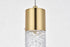 Elegant Lighting Constellation 1 light in Gold LED Pendant Model: 5200D4G