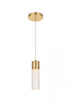 Elegant Lighting Constellation 1 light in Gold LED Pendant Model: 5200D4G