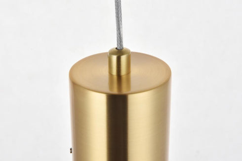 Elegant Lighting Constellation 1 light in Gold LED Pendant Model: 5200D4G