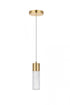 Elegant Lighting Constellation 1 light in Gold LED Pendant Model: 5200D4G