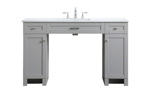 Elegant Lighting Cooper 54 Inch Ada Compliant Bathroom Vanity in Grey Model: VF14954GR