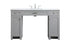 Elegant Lighting Cooper 54 Inch Ada Compliant Bathroom Vanity in Grey Model: VF14954GR
