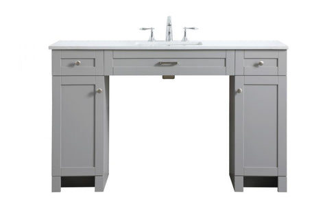 Elegant Lighting Cooper 54 Inch Ada Compliant Bathroom Vanity in Grey Model: VF14954GR
