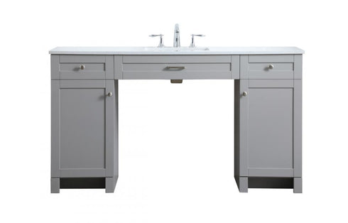Elegant Lighting Cooper 60 Inch Ada Compliant Bathroom Vanity in Grey Model: VF14960GR