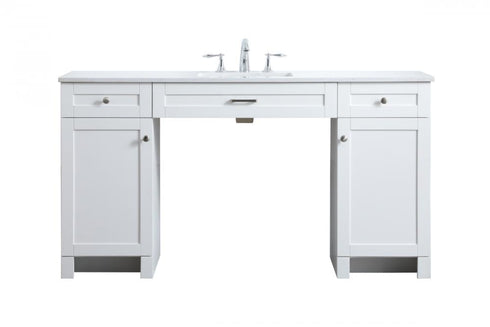 Elegant Lighting Cooper 60 Inch Ada Compliant Bathroom Vanity in Grey Model: VF14960GR