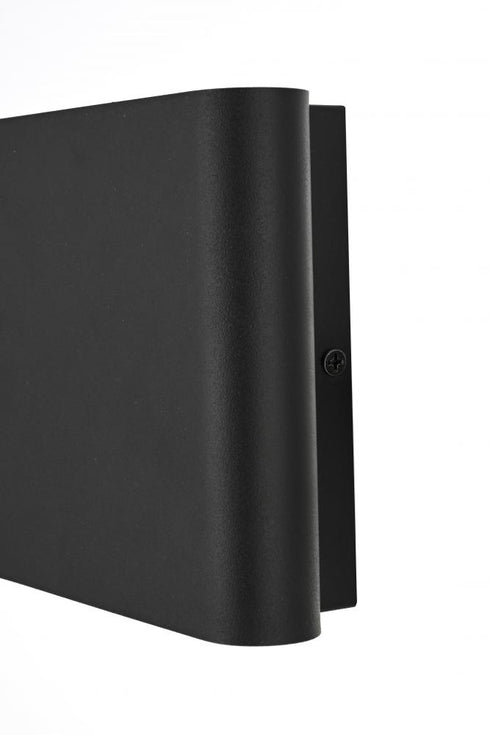 Elegant Lighting Corbin 6 inch Outdoor Wall Sconce in Black Model: OD509W6BK