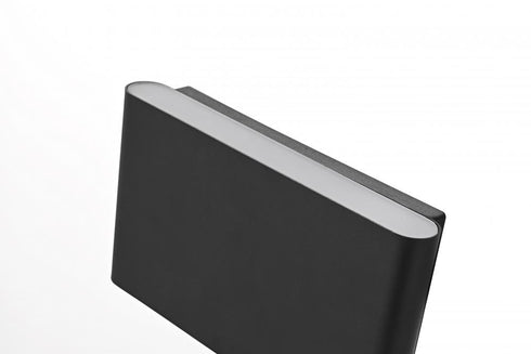 Elegant Lighting Corbin 6 inch Outdoor Wall Sconce in Black Model: OD509W6BK