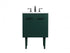 Elegant Lighting Cyrus 24 Inch Single Bathroom Vanity in Natural Oak with Backsplash Model: VF48024NT-BS