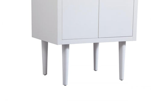 Elegant Lighting Cyrus 30 Inch Single Bathroom Vanity in Natural Oak with Backsplash Model: VF48030NT-BS
